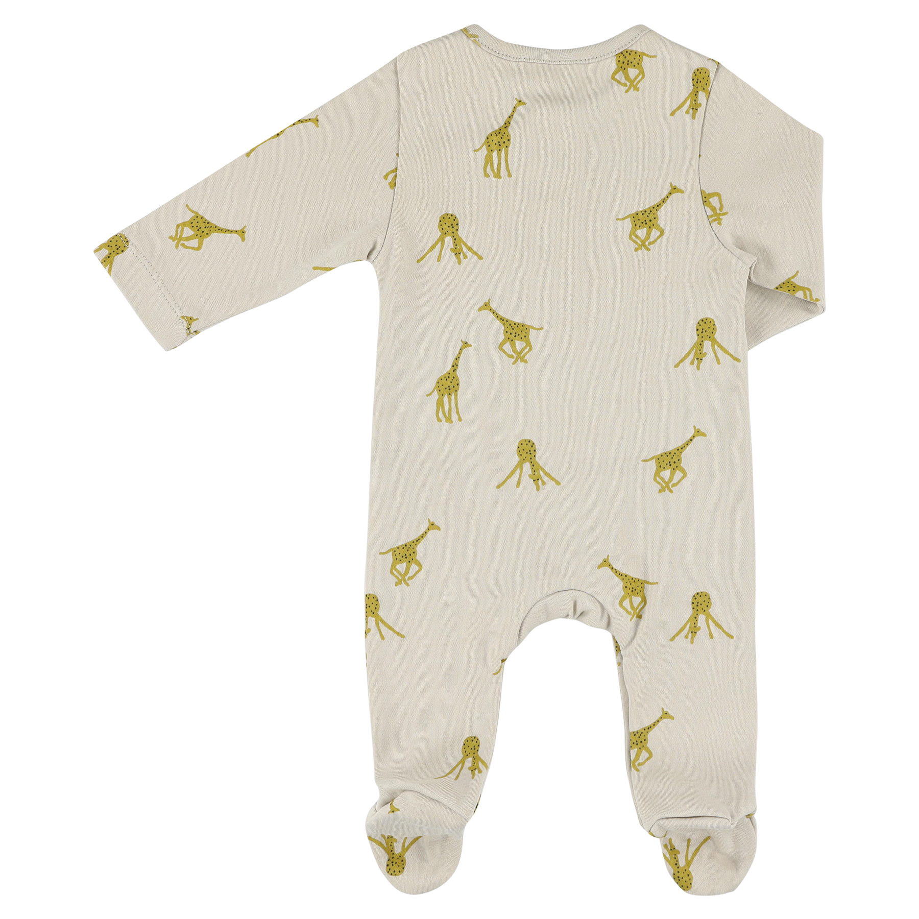 Onesie met voetjes | 50/56 - 0/1m - Groovy Giraffe